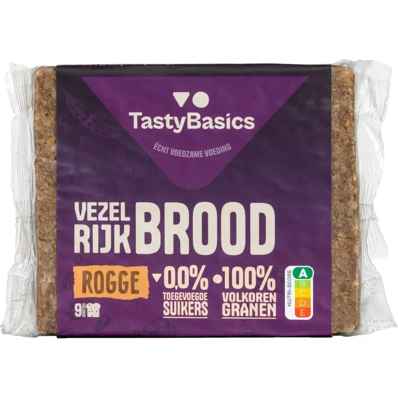 Tastybasics Roggebrood 500 gram