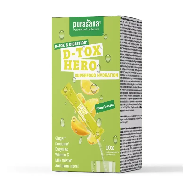 Purasana Hydration superfoods d-tox hero 45 gram