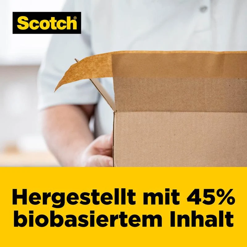 Scotch® Box Lock™ Papier-Verpackungsband, 48 mm x 22,8 m, 1 Rolle/Packung | Packung (1 Rolle)