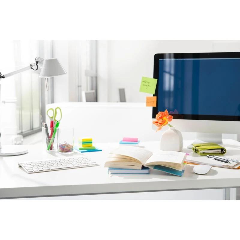 Post-it® Index Haftstreifen, Mini, Verschiedene Farben, 11.9 mm x 43.2 mm, Promotion + Post-it® Index Pfeile, Blau und Gelb, 11.9 mm x 43.2 mm, 8 Spender + 4 Gratis/Packung | Packung (1 Stück)