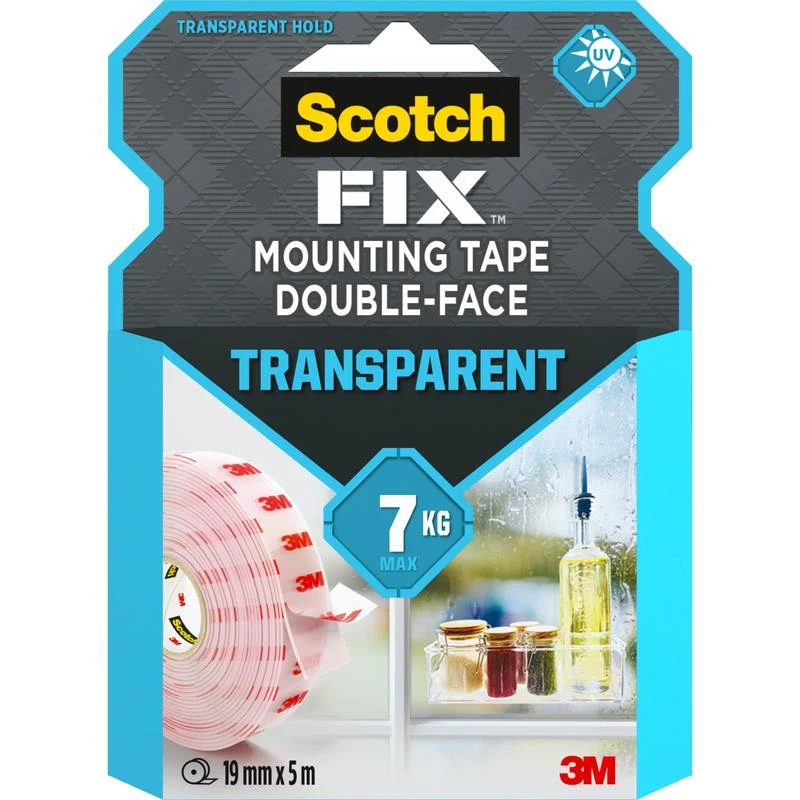 Scotch-FIX™ Transparentes doppelseitiges Montageband 4910C