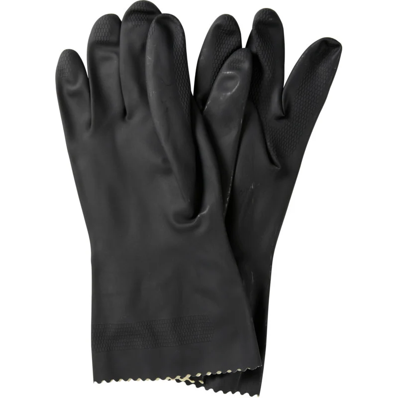 Haushaltshandschuhe Latex, Schwarz