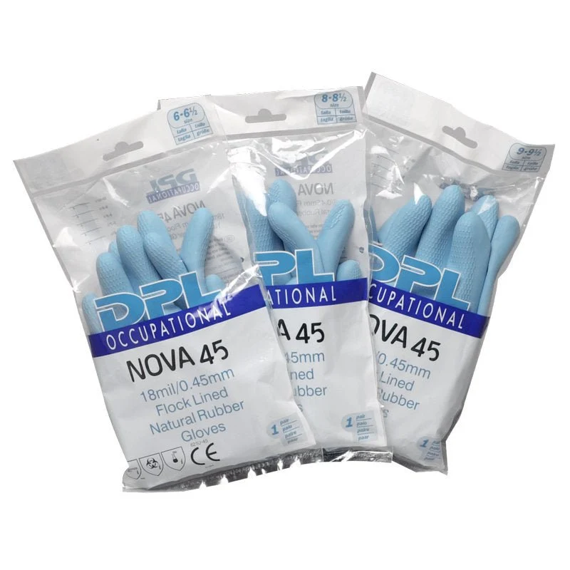 Haushaltshandschuhe Latex, Blau