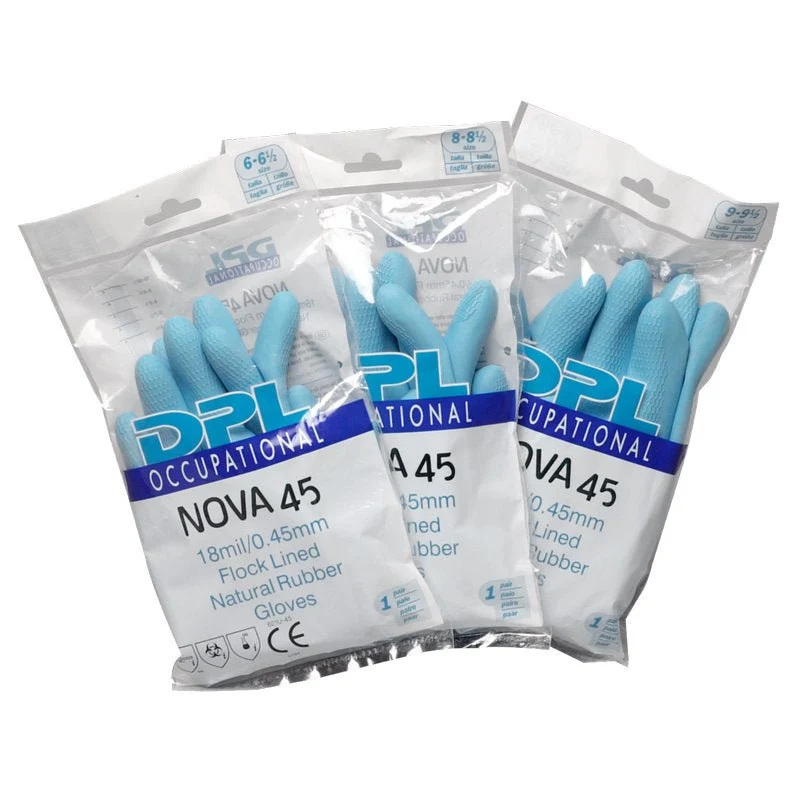 Haushaltshandschuhe Latex, Blau
