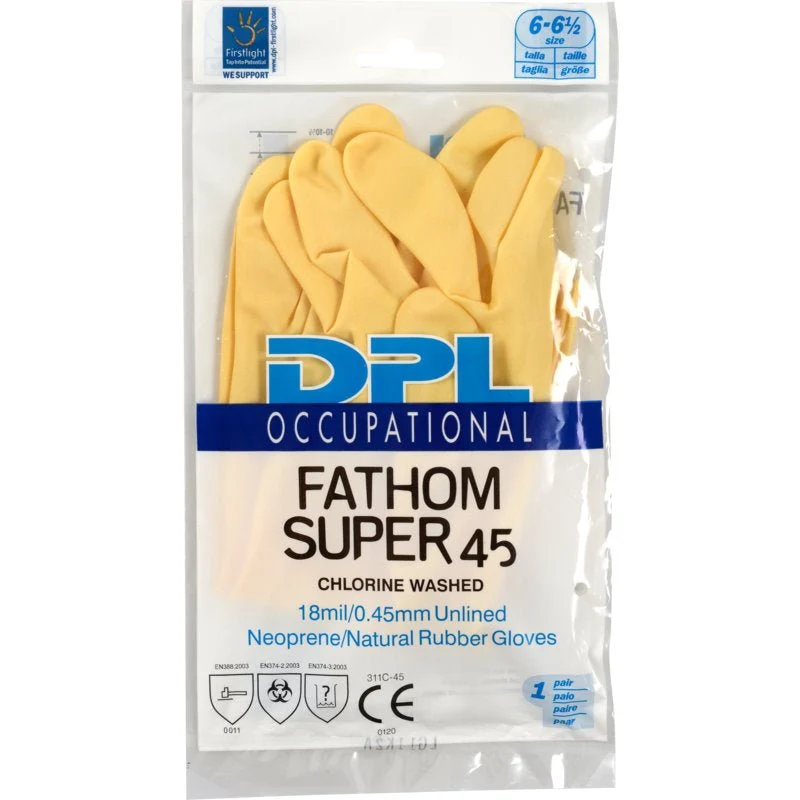 Haushaltshandschuhe Latex, Gelb, Neopren