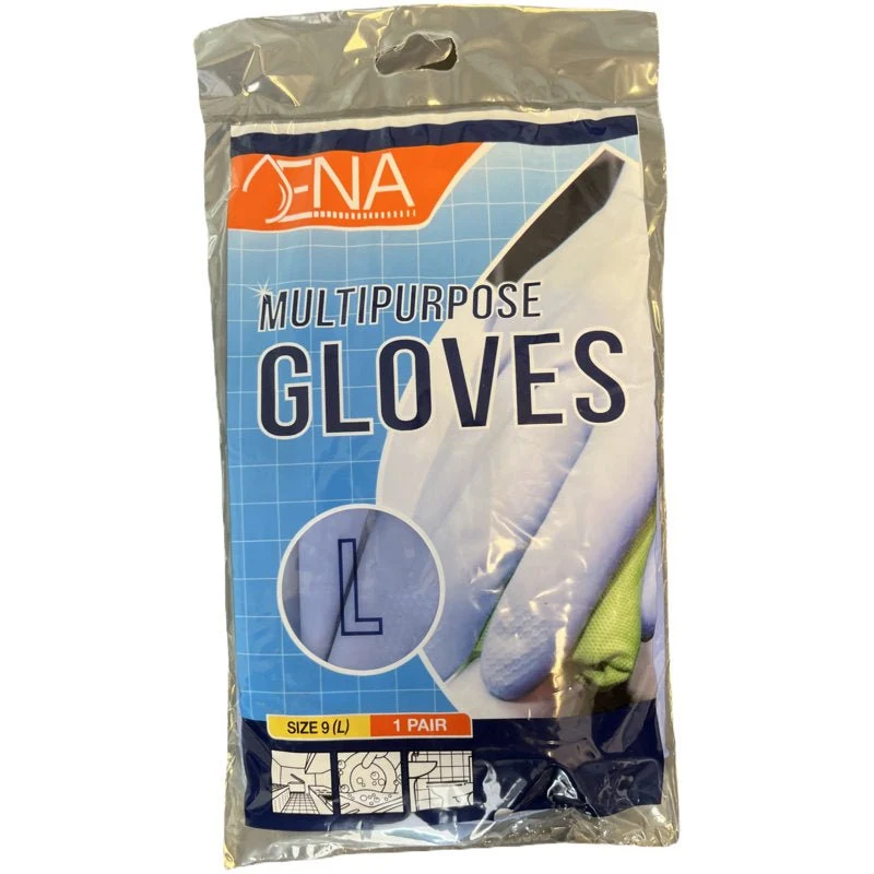 ENA Multipurpose Haushaltshandschuhe Latex, Gelb