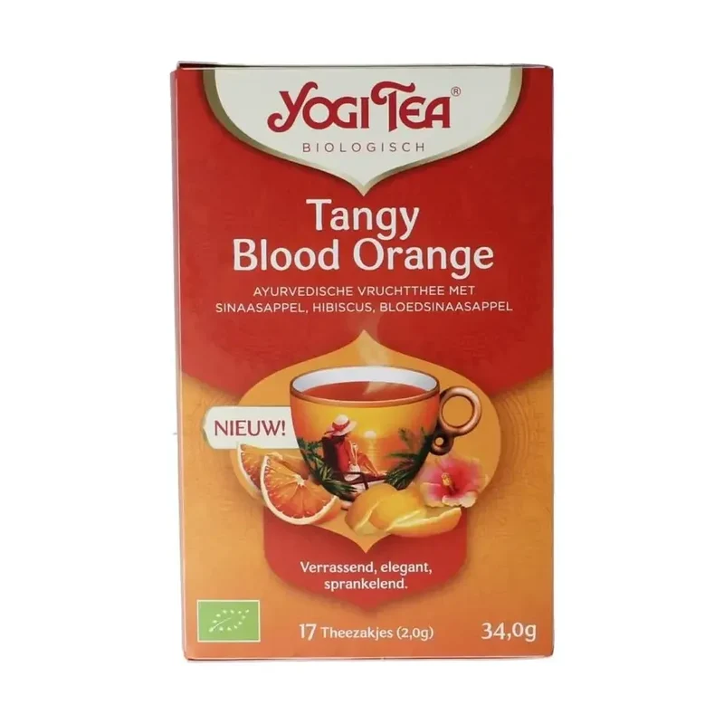 Yogi Tea tangy blood orang biologisch 17 stuks