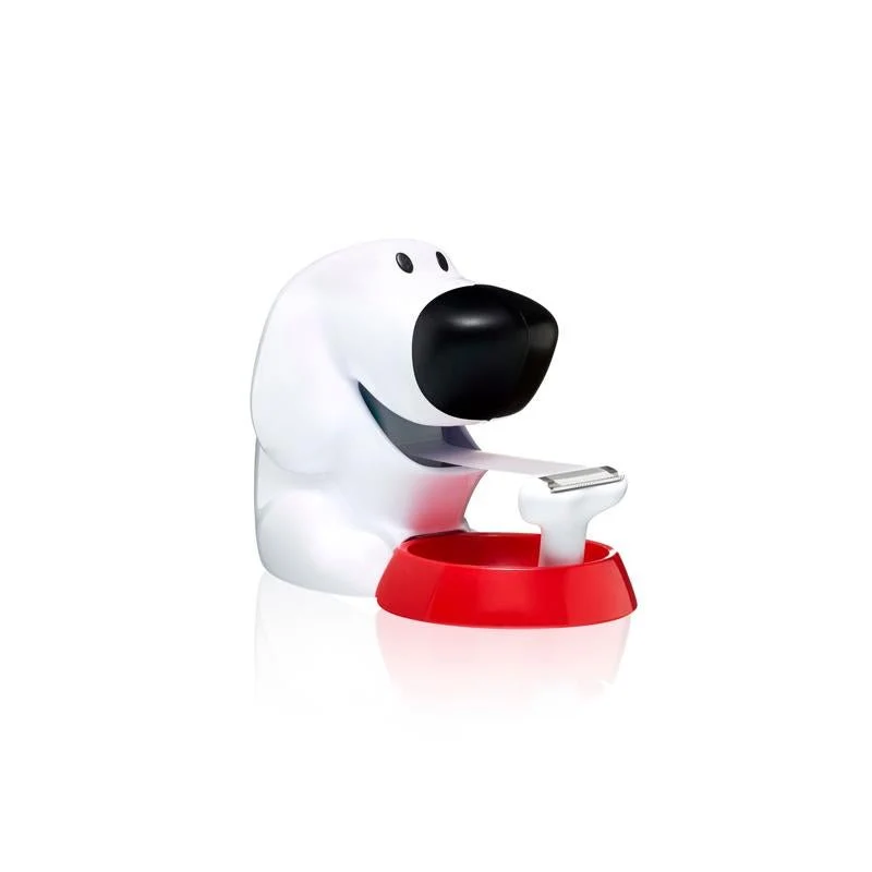 Scotch™ Tischabroller im Hunde Design C31 + Scotch® Magic™ unsichtbares Klebeband, 19 mm x 8,89 m, 1 Rolle/Packung | Packung (1 Stück)