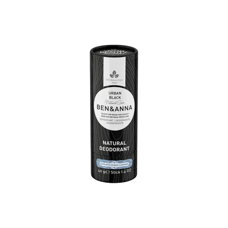 Ben & Anna Deodorant urban black papertube 40 gram