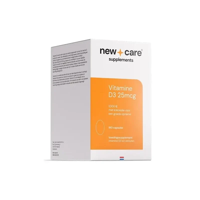 New Care D3 25mcg 180 capsules