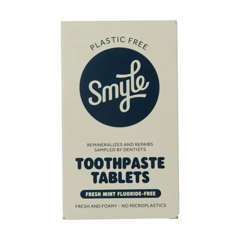 Smyle Tandpasta tabletten zonder fluoride navul 65 stuks