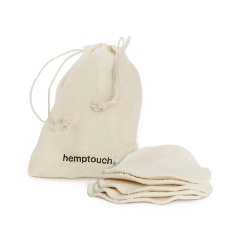 Hemptouch Reusable cotton pads + laudry bag 5 stuks