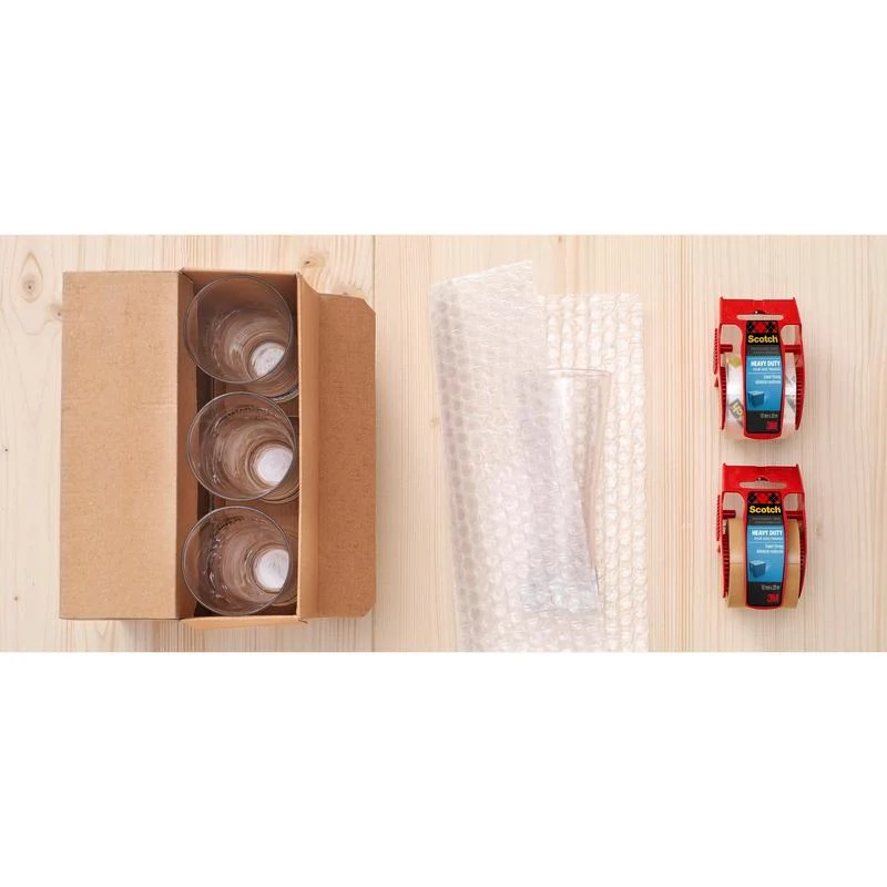 Scotch® Extra starkes Verpackungsklebeband, Braun, 48 mm x 20,3 m, 1 Rolle auf Handabroller/Packung