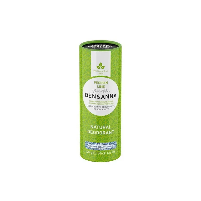 Ben & Anna Deodorant persian lime papertube 40 gram
