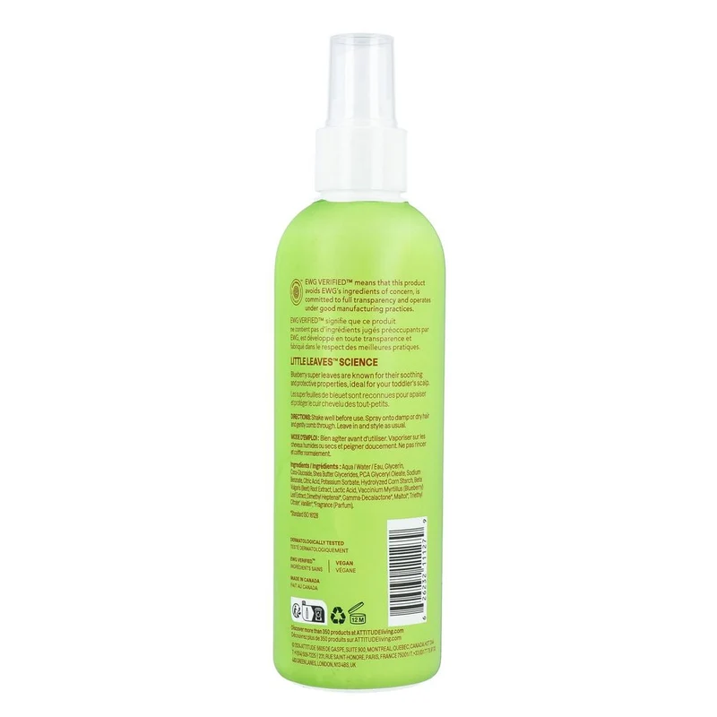 Attitude Little leaves haarspray anti-klit, watermeloen & k 240 ml