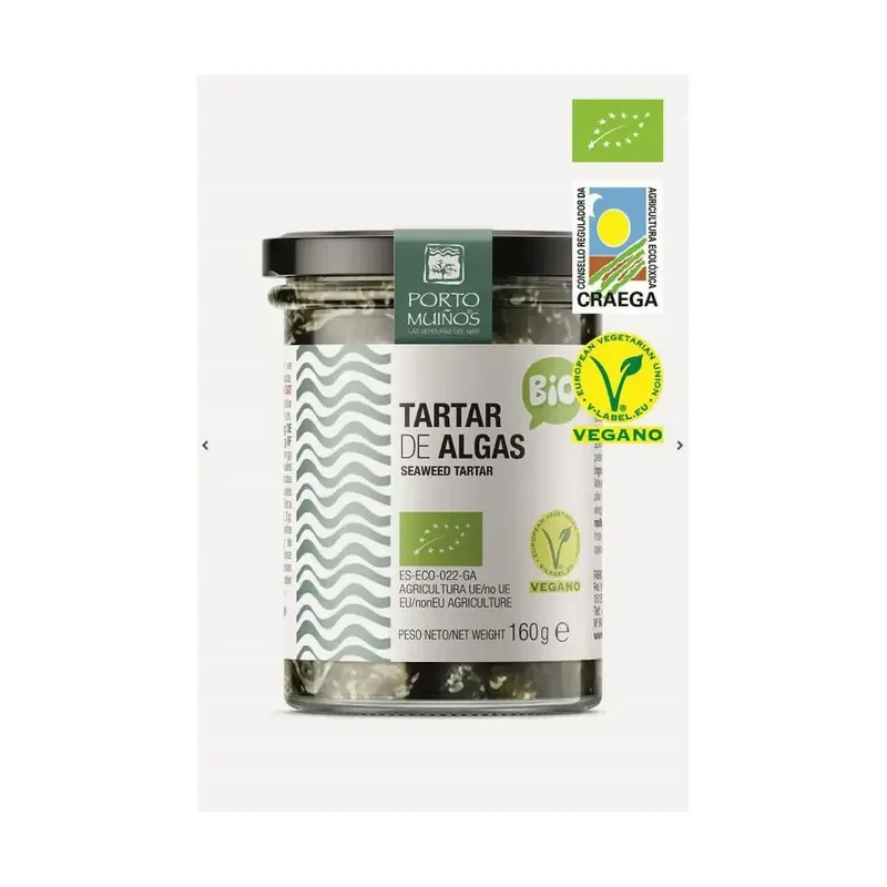 Porto Muinos Zeewier spread bio 160 gram