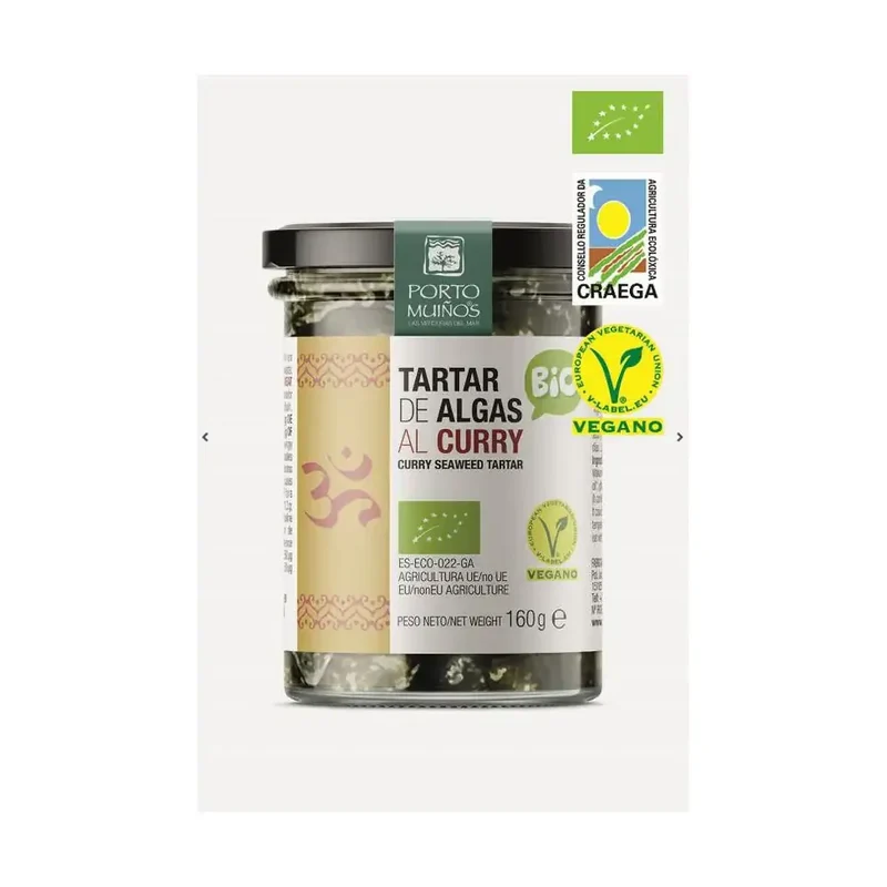 Porto Muinos Zeewier spread curry 160 gram