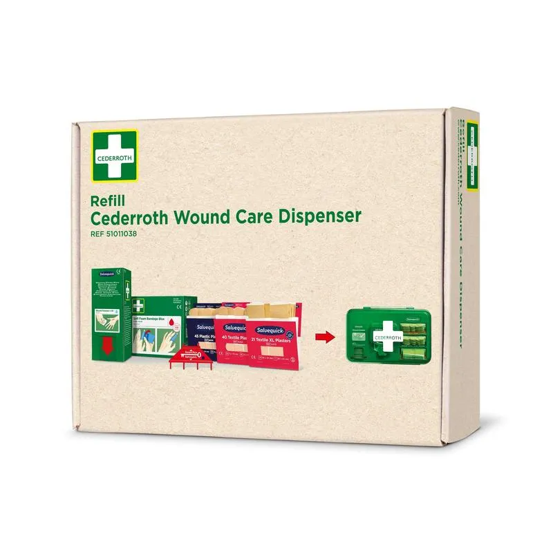 Cederroth first aid nachfüllpackung für cederroth wundpflegespender ref 51011006. | Karton (1 Packung)