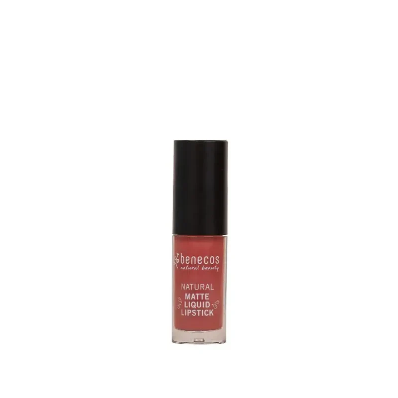 Benecos Lippenstift liquid mat rosewood romance 5 ml