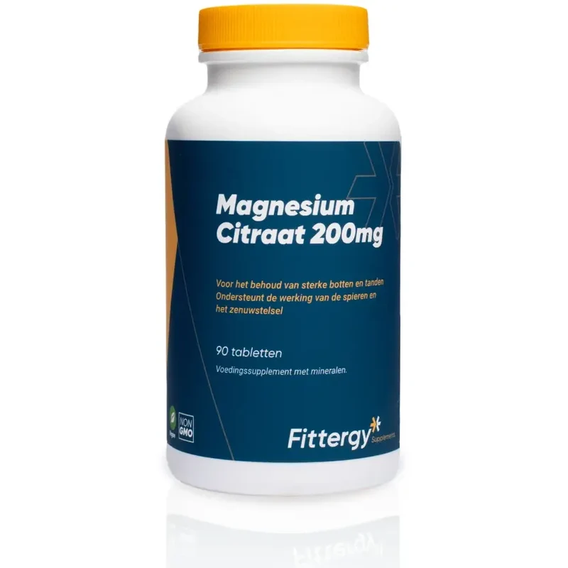 Fittergy Magnesium Citraat 200 mg 90 tabletten