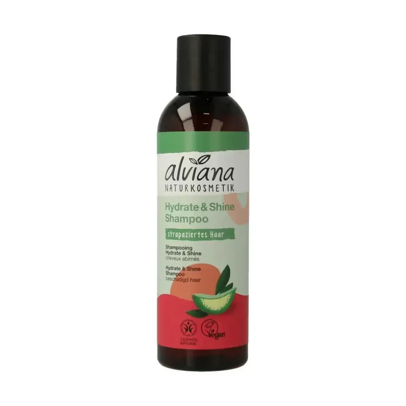 Alviana Shampoo hydrate en shine voor beschadigd haar 200 ml