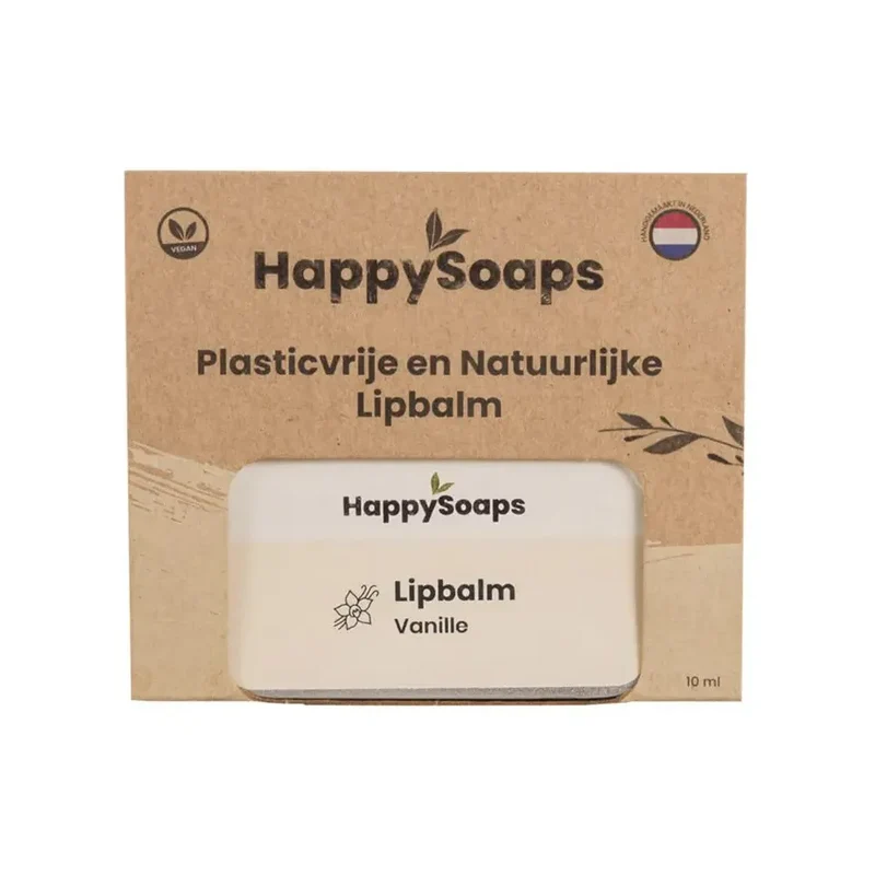 Happysoaps Lipbalm vanille 10 gram