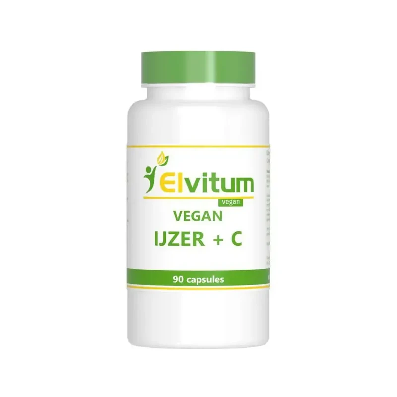Elvitum IJzer met vitamine C 90 capsules