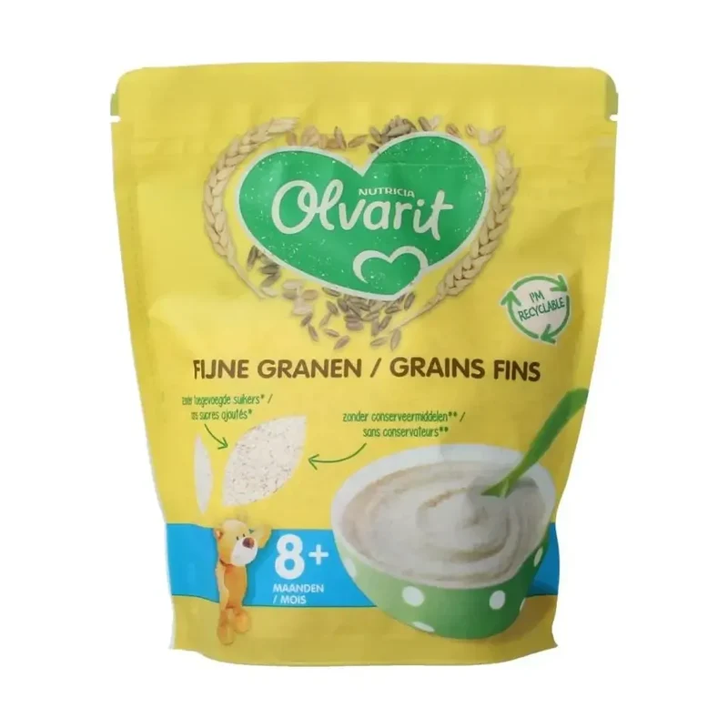 Olvarit Ontbijtpap fijne granen 8+ maanden 200 gram