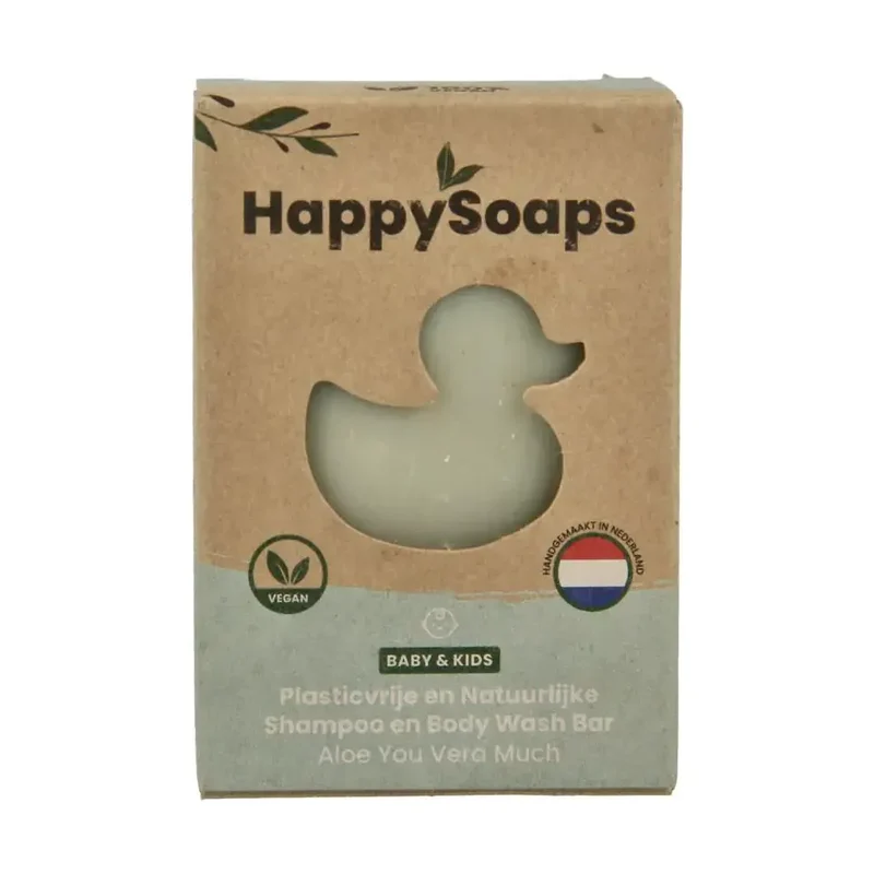 Happysoaps Baby shampoobar aloe you very much 80 gram