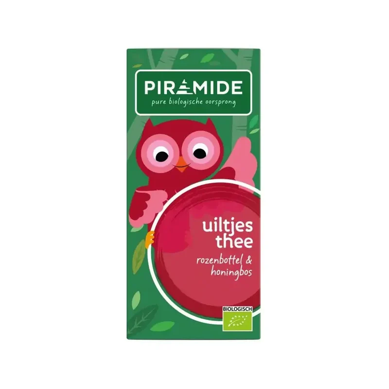Piramide Uiltjes thee rood 20 zakjes