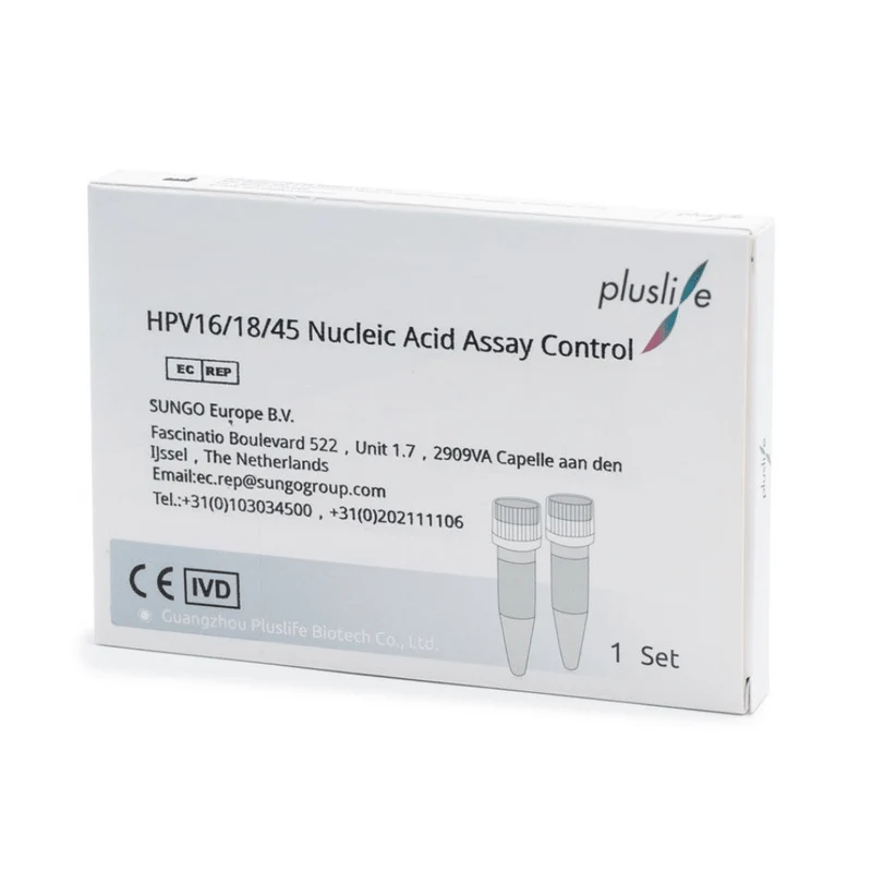 Pluslife HPV 16/18/45 Nukleinsäure PCR Kontrollkit | Packung (1 Paar)