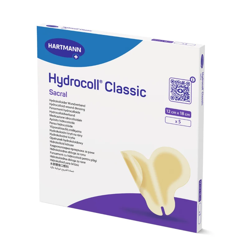 Hartmann Hydrocoll Classic Sacral steril einzeln eingesiegelt 12 x 18 cm | Packung (5 Stück)