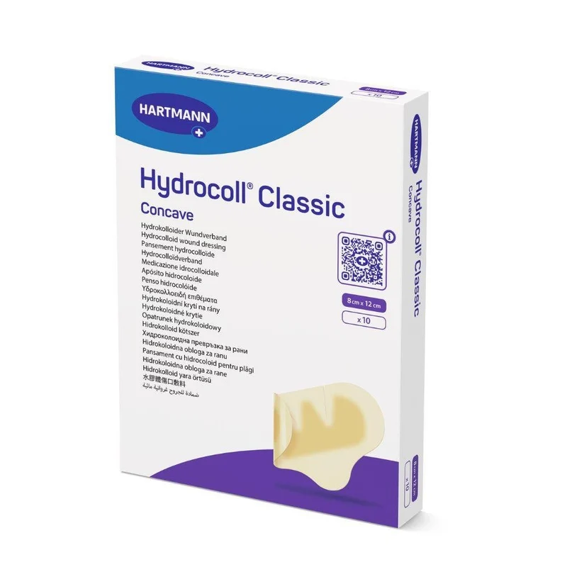 Hartmann Hydrocoll® Classic Concave steril, einzeln eingesiegelt 8 x 12 cm | Packung (10 Stück)