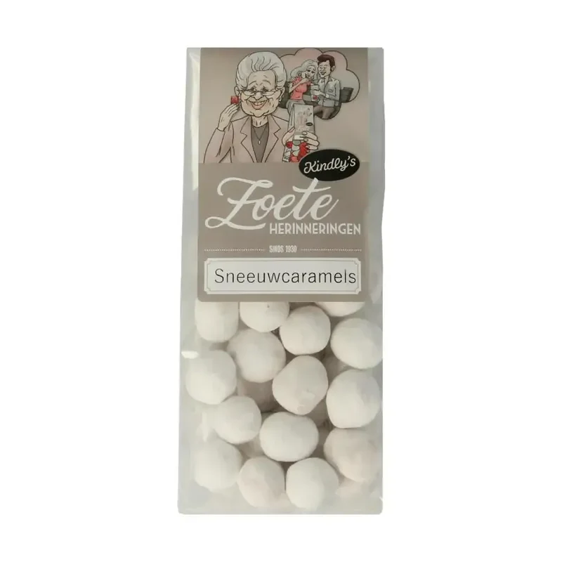 Kindly's Sneeuwcaramels zoete herinneringen 160 gram