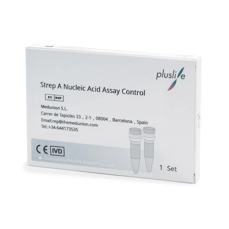 Pluslife Strep A Nukleinsäure PCR Kontrollkit | Packung (1 Paar)