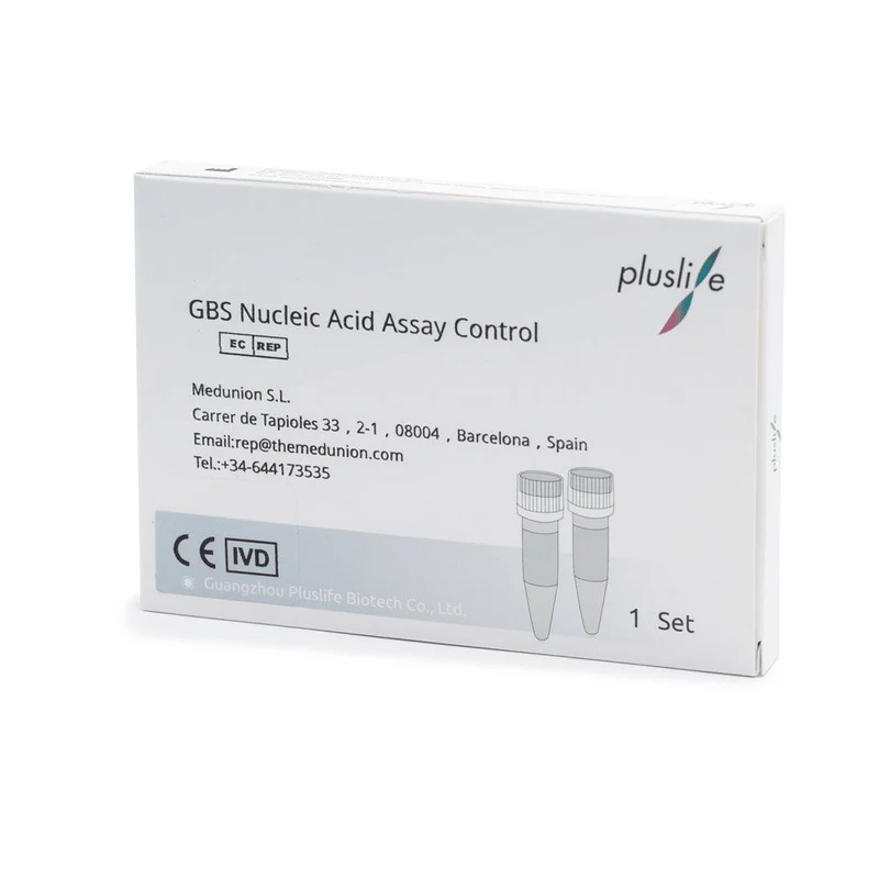 Pluslife GBS (Strep B) Nukleinsäure PCR Kontrollkit | Packung (1 Paar)