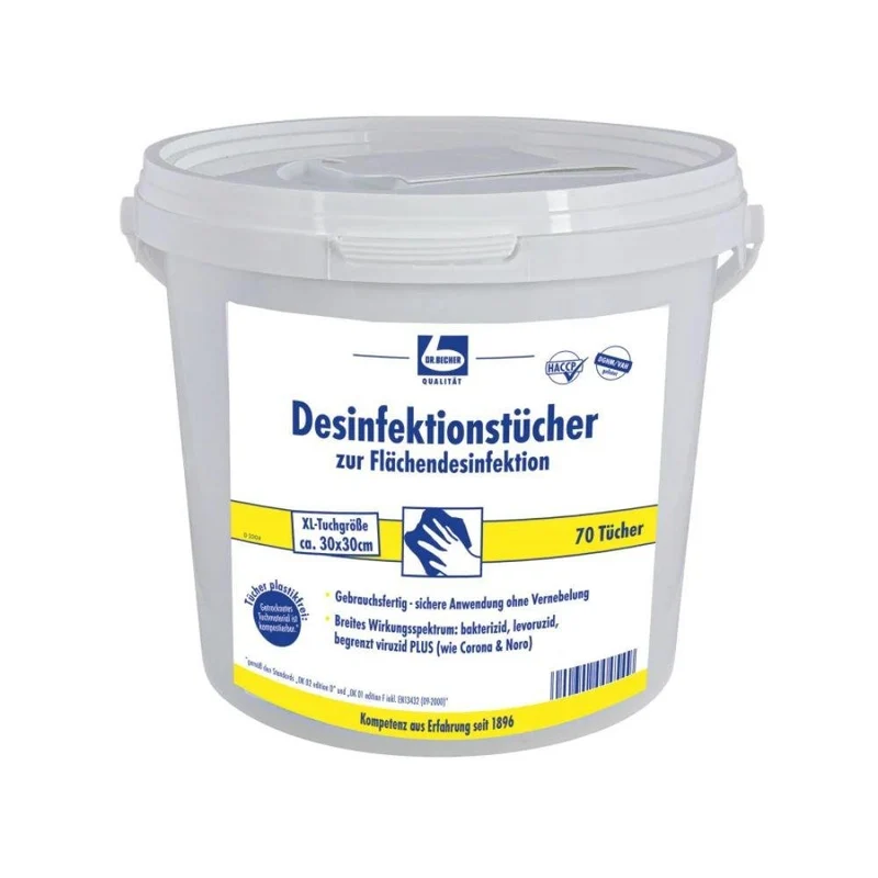 Dr. Becher Desinfektionstücher für Flächendesinfektion
