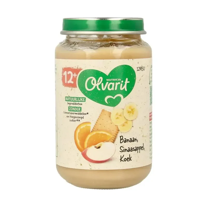Olvarit Banaan sinaas koek 12M50 200 gram
