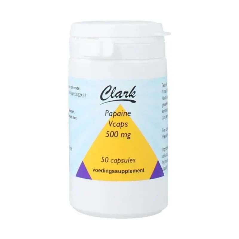 Clark Papaine 500 mg 50 vcaps