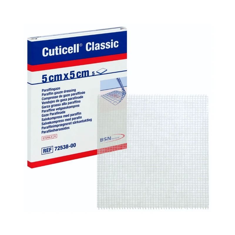 Cuticell Classic, Salbenkompresse mit Paraffin, steril