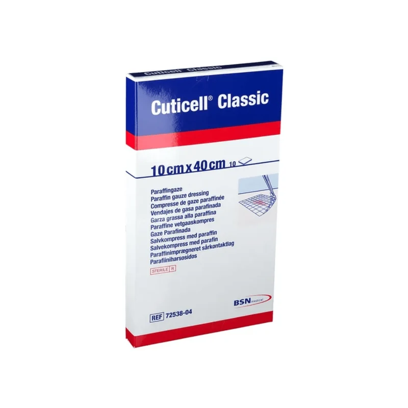 Cuticell Classic, Salbenkompresse mit Paraffin, steril