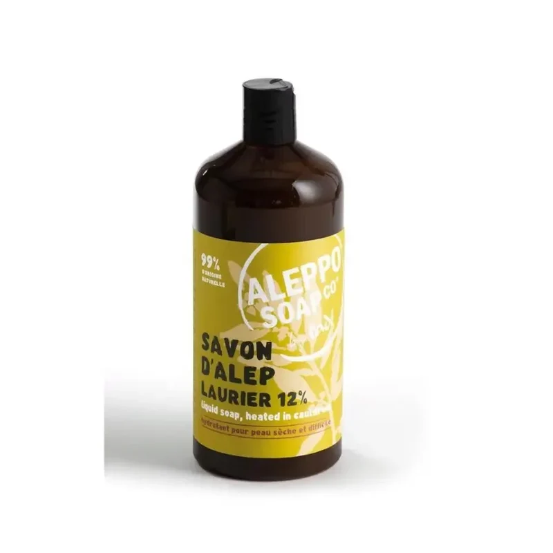 Aleppo Soap Co Aleppo zeep 12% laurier navul 1 liter