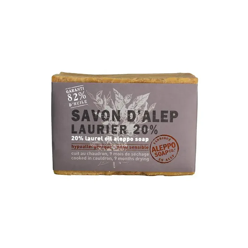Aleppo Soap Co Aleppo zeep 20% laurier 200 gram