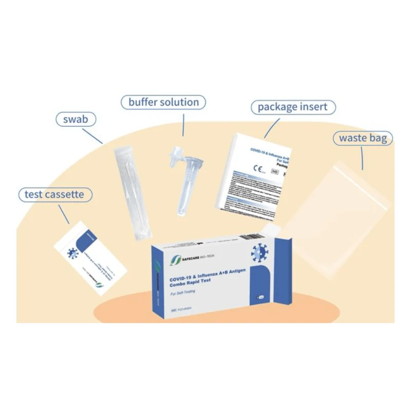 SAFECARE Covid19 & Influenza A+B Antigentest mit BfArM Zulassung | 1 Test