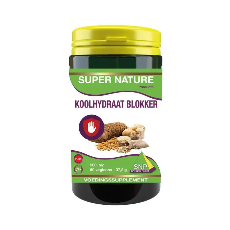 SNP Koolhydraat blokker 500 mg puur 60 capsules
