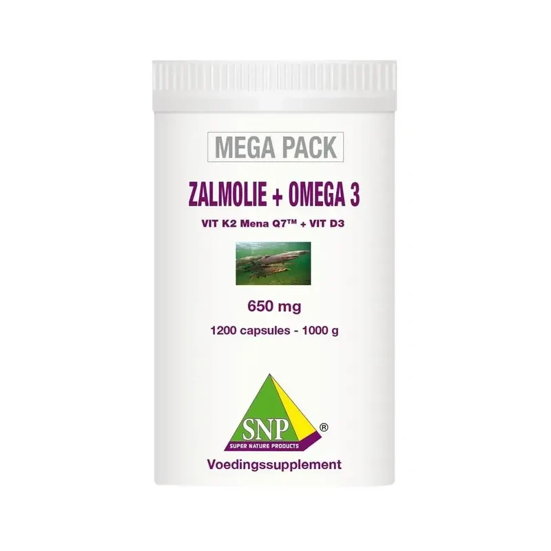 SNP Zalmolie & omega 3 megapack 1200 capsules