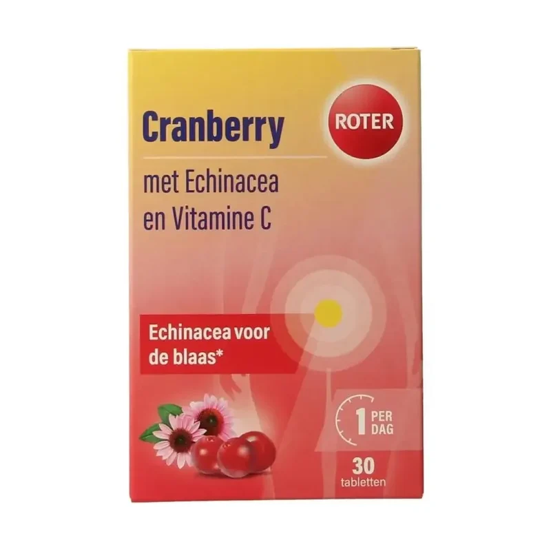 Roter Cranberry vitamine C & echinacea 30 tabletten