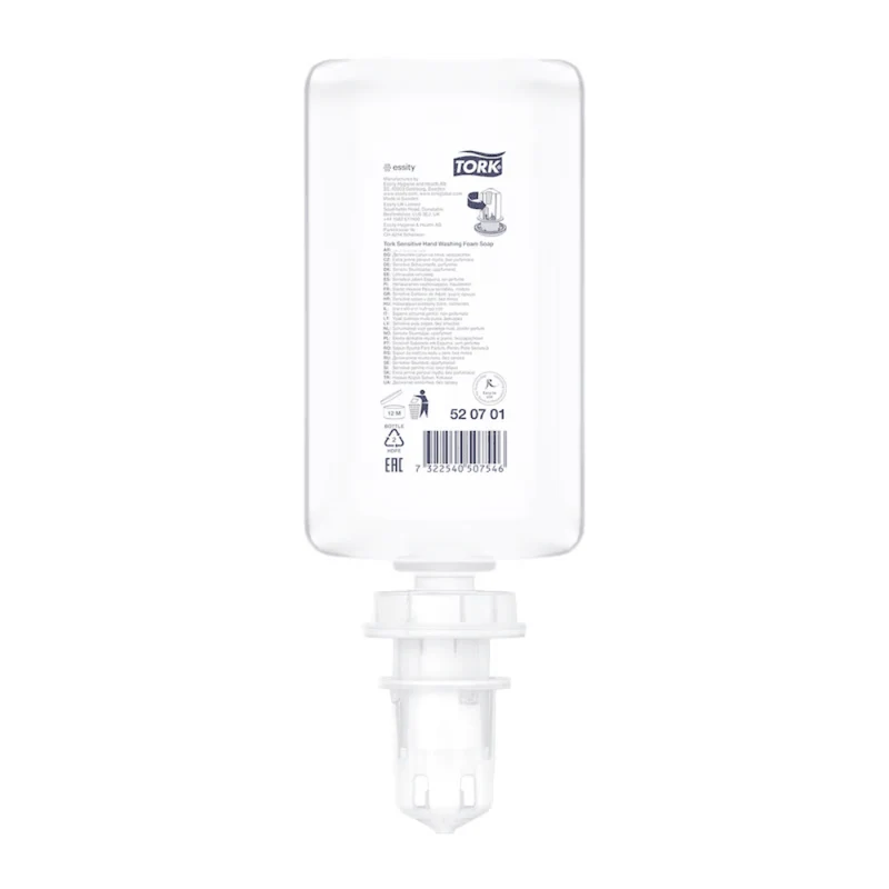 Tork 520701 Sensitive Hand-Schaumseife Premium S4 | Flasche (1 l)