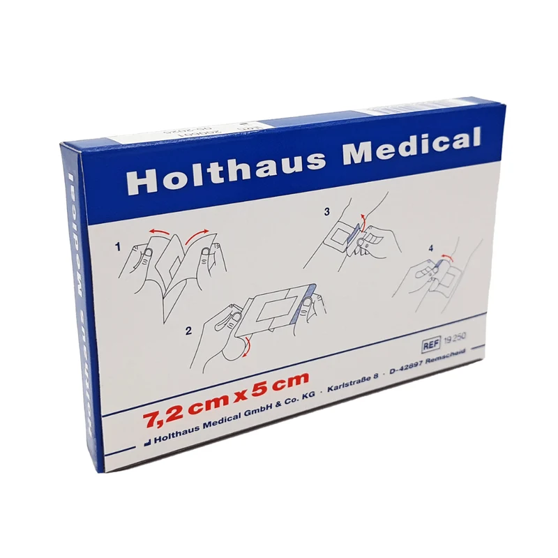 Holthaus Ypsiderm® plus Wundverband 7,2 x 5 cm - 5 Pflaster | Packung (5 Stück)