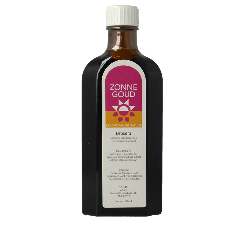 Zonnegoud Drosera siroop 150 ml